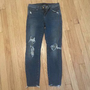 J Brand Ripped Skinny Jeans